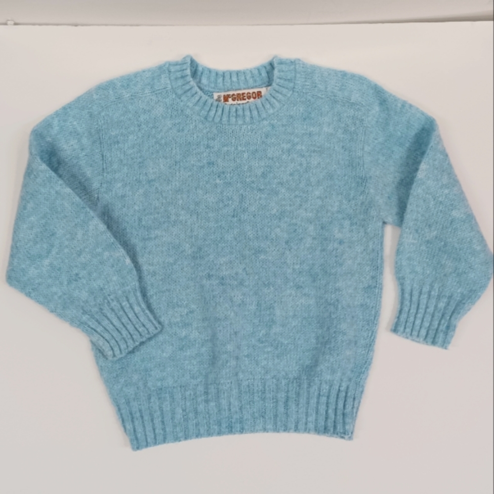 Vintage 1980’s McGregor Bagpiper Crew Neck Arylic Kid’s Sweater Size 7